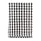 DII® Black Check Heavyweight Dishtowel & Dishcloth Set
